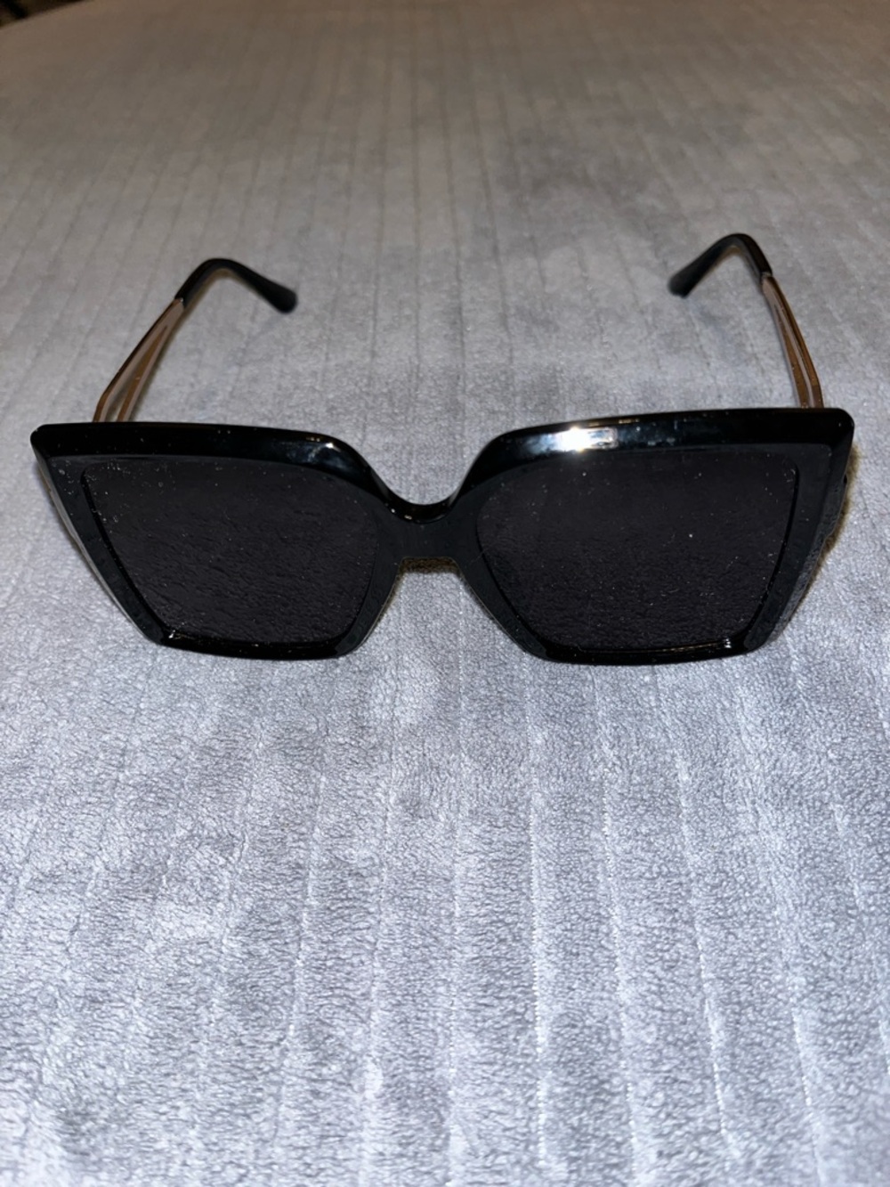 Nicole Miller Black Square Women's Sunglasses